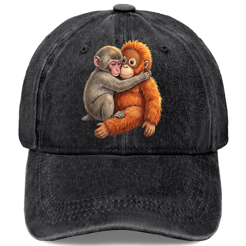 ⏳Limited-time 50% off⏰Vintage Cute Animal Print Baseball Cap🐵🧢
