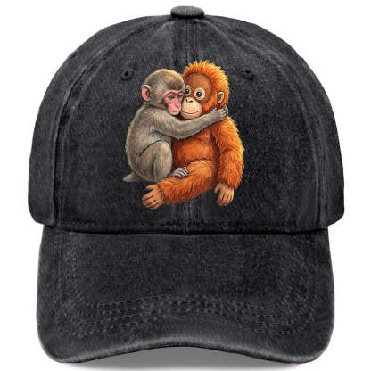 ⏳Limited-time 50% off⏰Vintage Cute Animal Print Baseball Cap🐵🧢