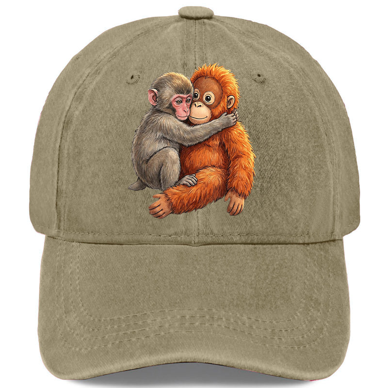 ⏳Limited-time 50% off⏰Vintage Cute Animal Print Baseball Cap🐵🧢