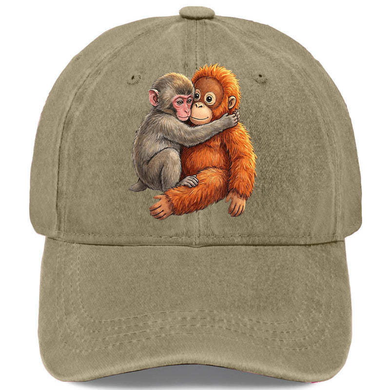 ⏳Limited-time 50% off⏰Vintage Cute Animal Print Baseball Cap🐵🧢