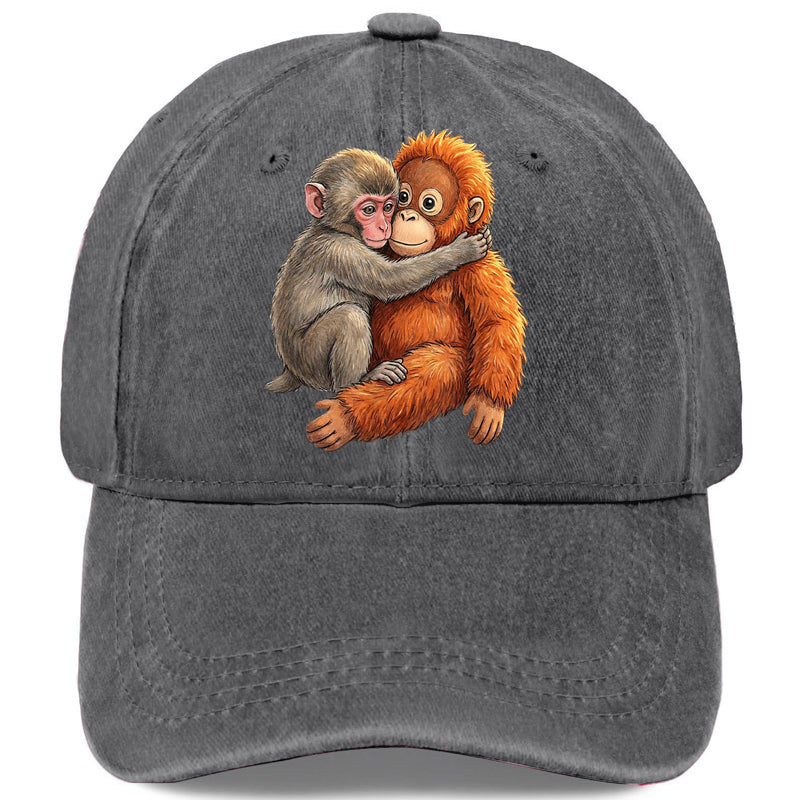 ⏳Limited-time 50% off⏰Vintage Cute Animal Print Baseball Cap🐵🧢