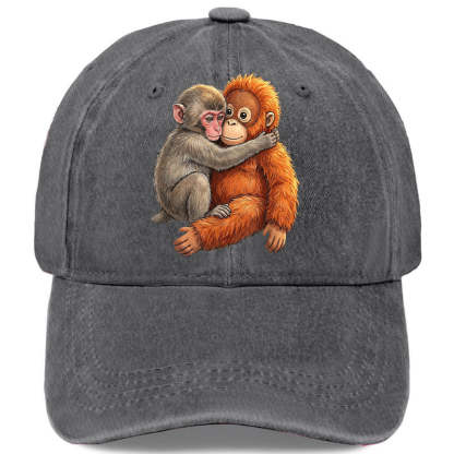⏳Limited-time 50% off⏰Vintage Cute Animal Print Baseball Cap🐵🧢