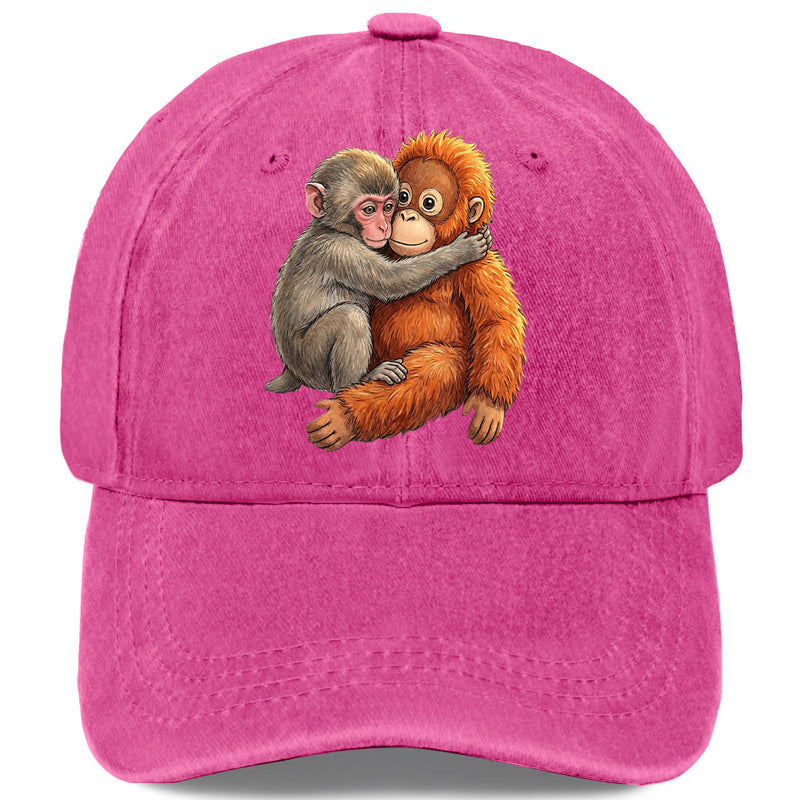 ⏳Limited-time 50% off⏰Vintage Cute Animal Print Baseball Cap🐵🧢