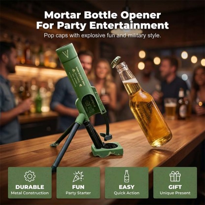 Mortar-Shaped Bottle Opener
