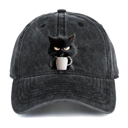 📢📢50% OFF !! ⏰Cute Black Cat Vintage Baseball Cap