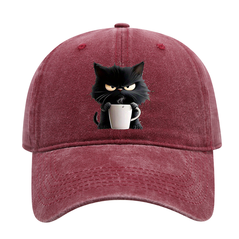📢📢50% OFF !! ⏰Cute Black Cat Vintage Baseball Cap