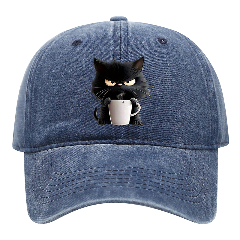 📢📢50% OFF !! ⏰Cute Black Cat Vintage Baseball Cap