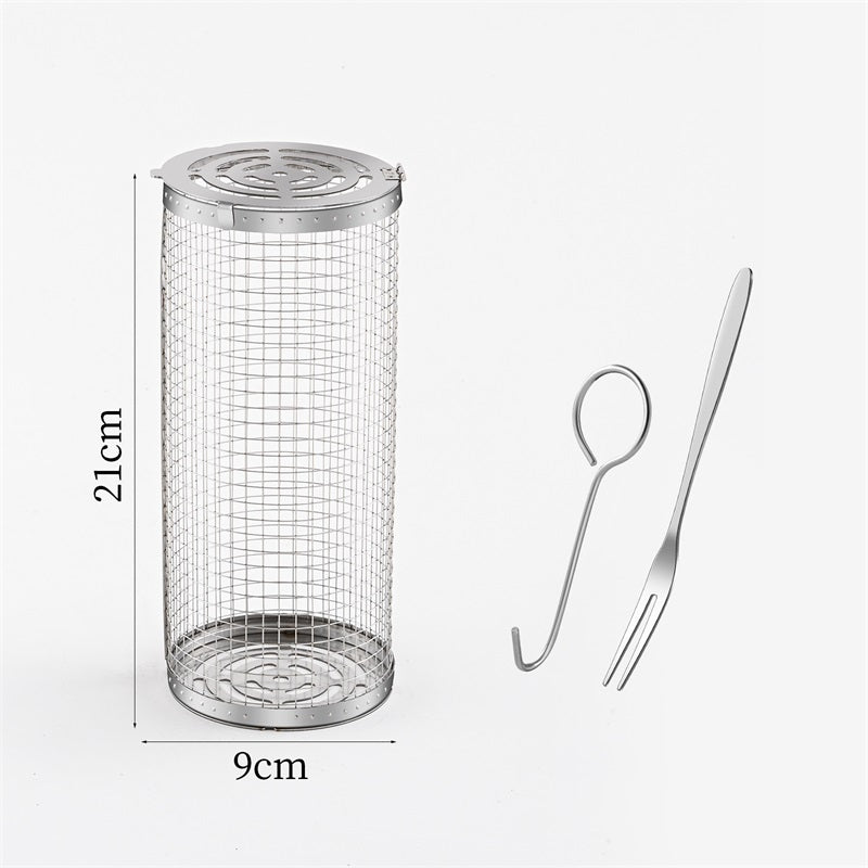 Rolling Grill Basket