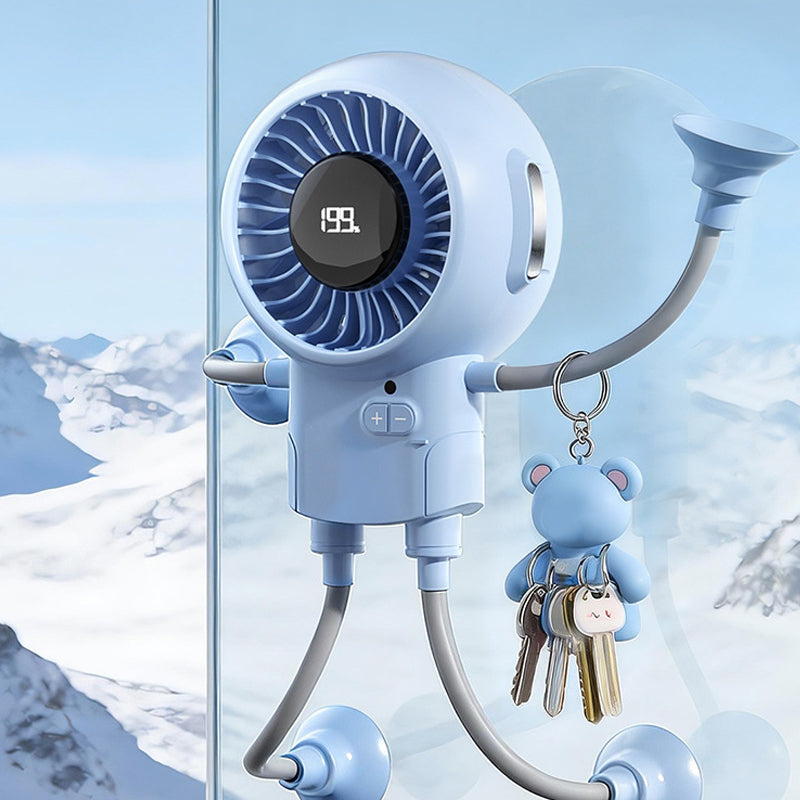 🥳SUMMER HOT SALE 🔥Multi-Functional Robot Fan with Suction Cups