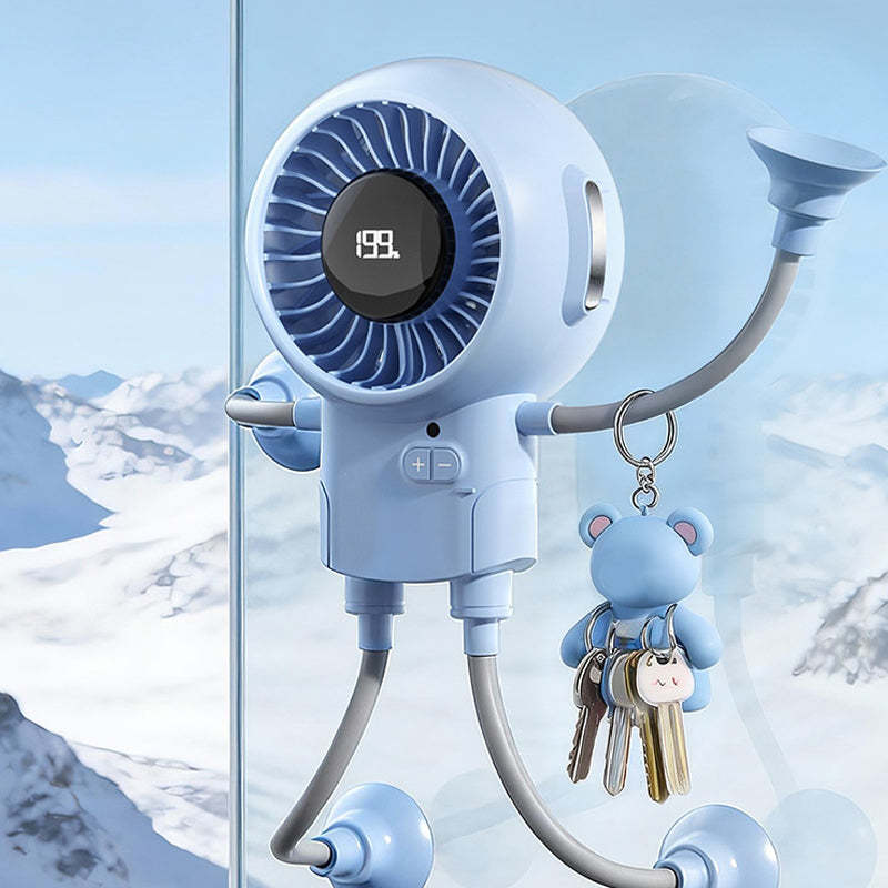 🥳SUMMER HOT SALE 🔥Multi-Functional Robot Fan with Suction Cups