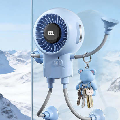 🥳SUMMER HOT SALE 🔥Multi-Functional Robot Fan with Suction Cups