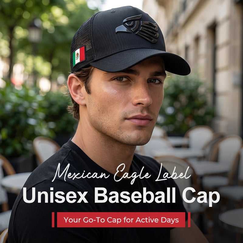 Unisex Baseball Cap with Mexican Eagle Label