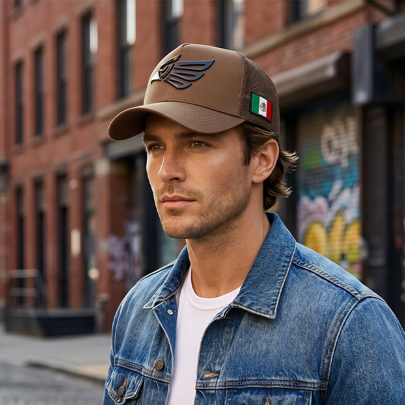 Unisex Baseball Cap with Mexican Eagle Label