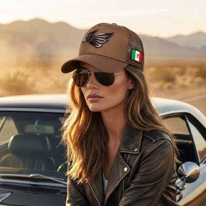 Unisex Baseball Cap with Mexican Eagle Label