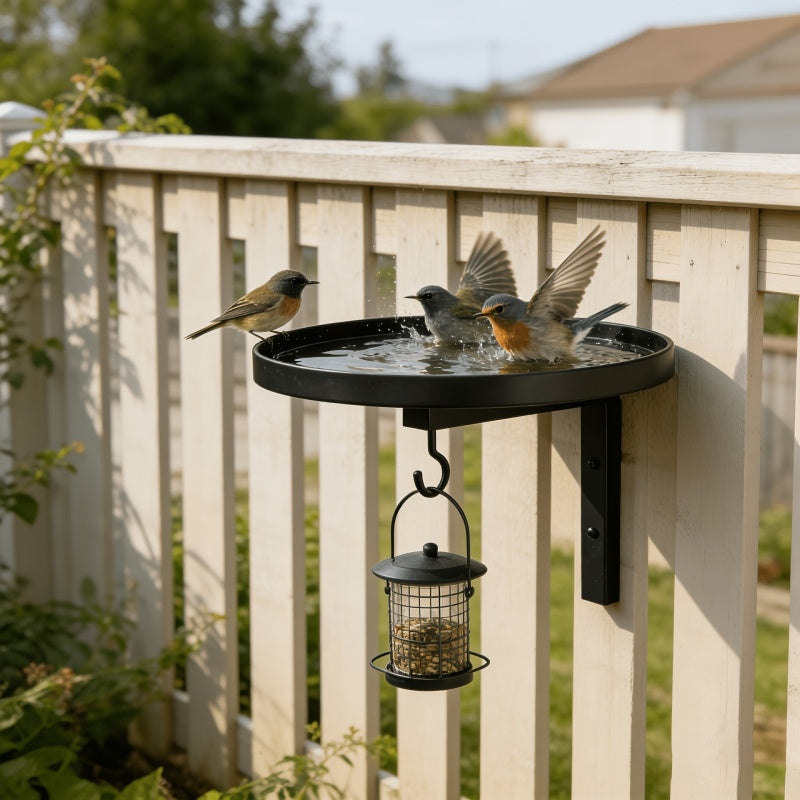 🐦💧 50% OFF! Wall-mounted metal birdbath – winterproof, easy to clean, and ideal for garden, balcony & patio 🌿