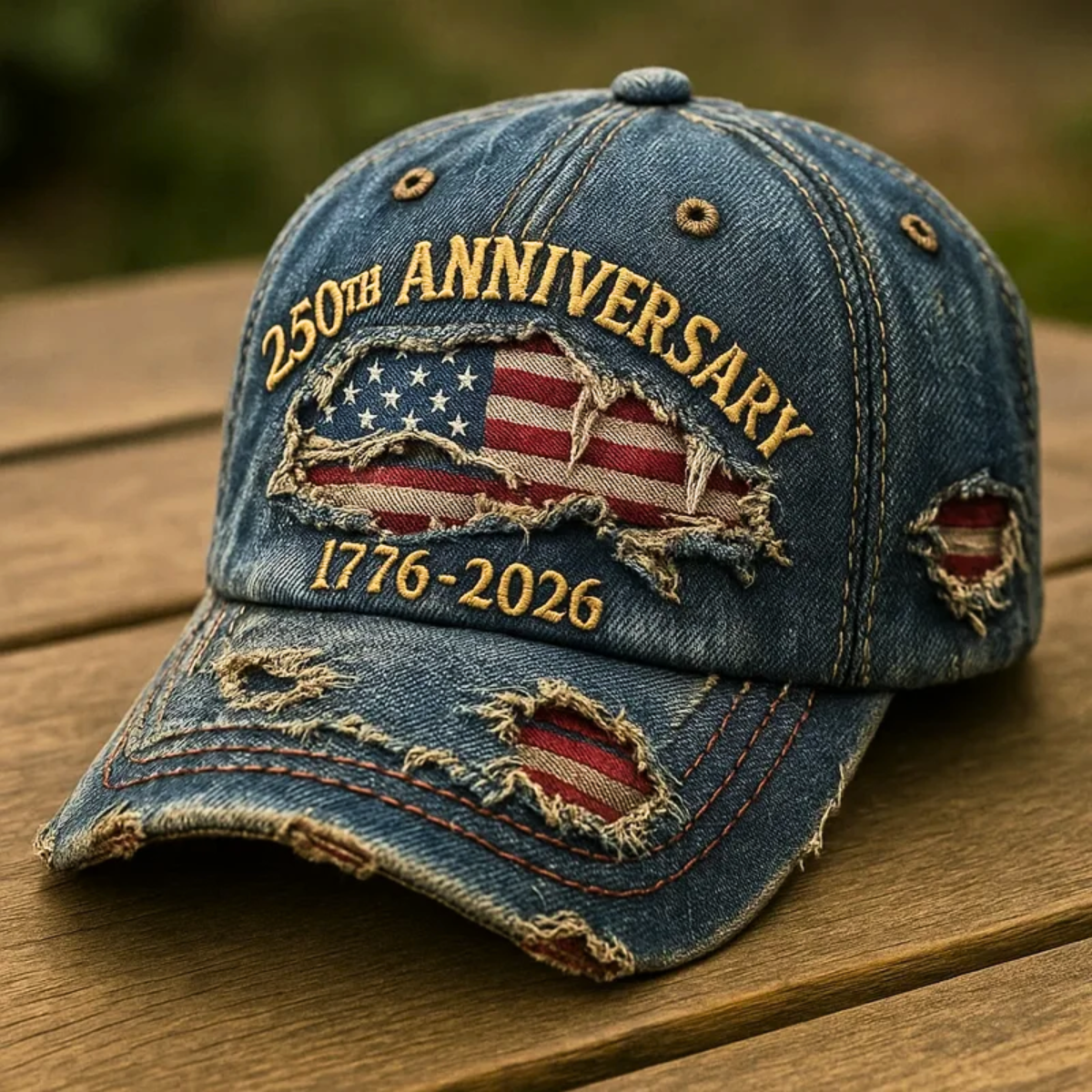 US 250th Anniversary Printed Casual Hat