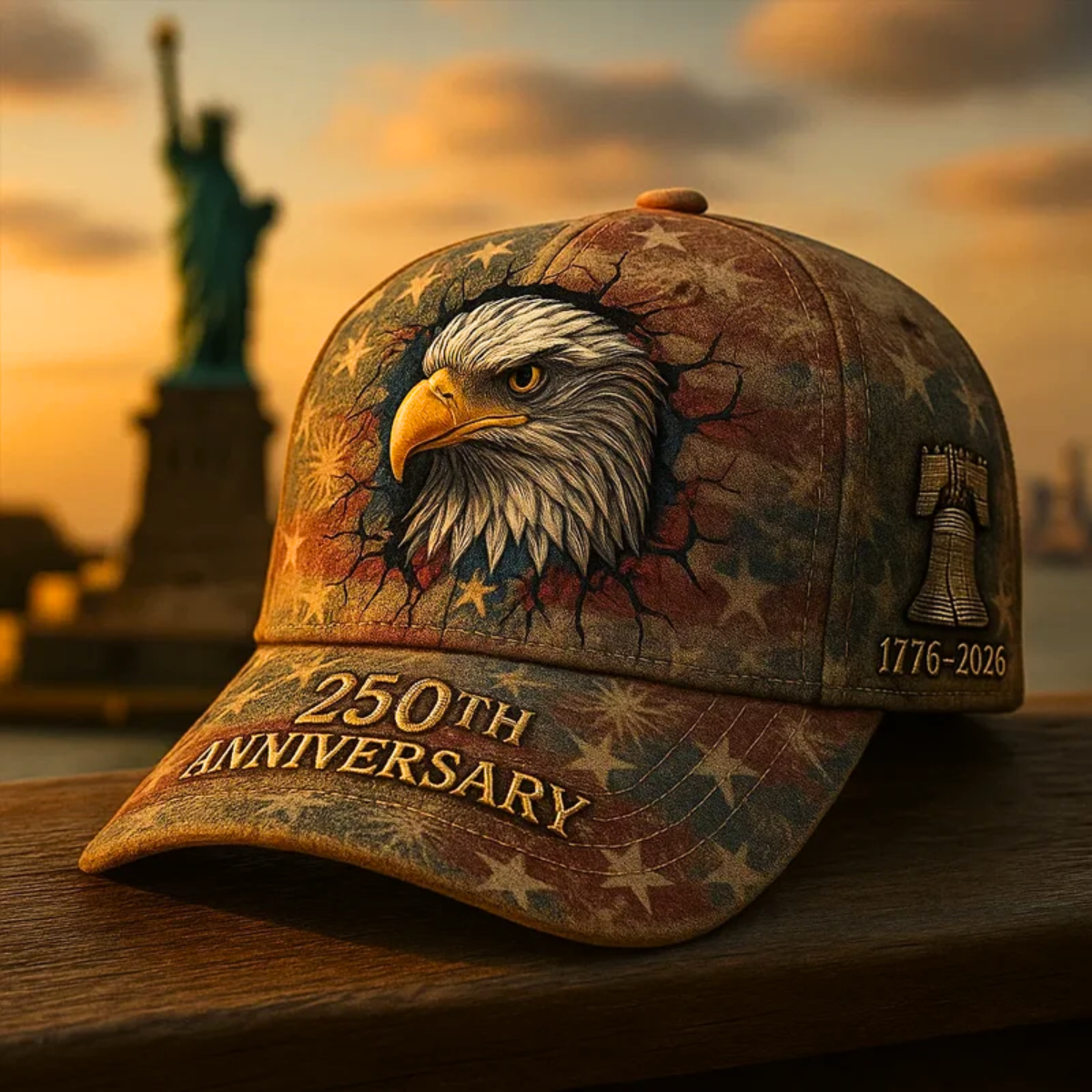 250th Anniversary Printed Eagle Hat