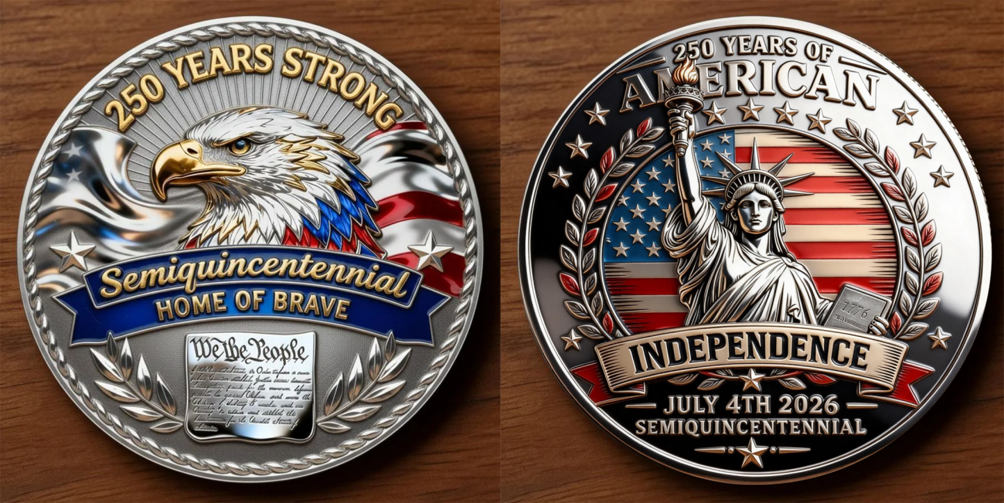 Flash Sale 60% OFF - 250th Anniversary Commemorative Coin