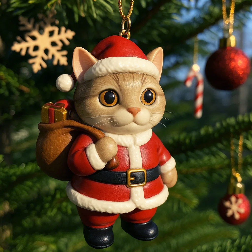 🎁Holiday Promotions! 🎅Santa Claus Animal Christmas Ornament