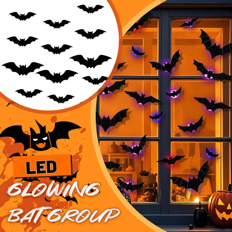 LED Glowing Bat Group