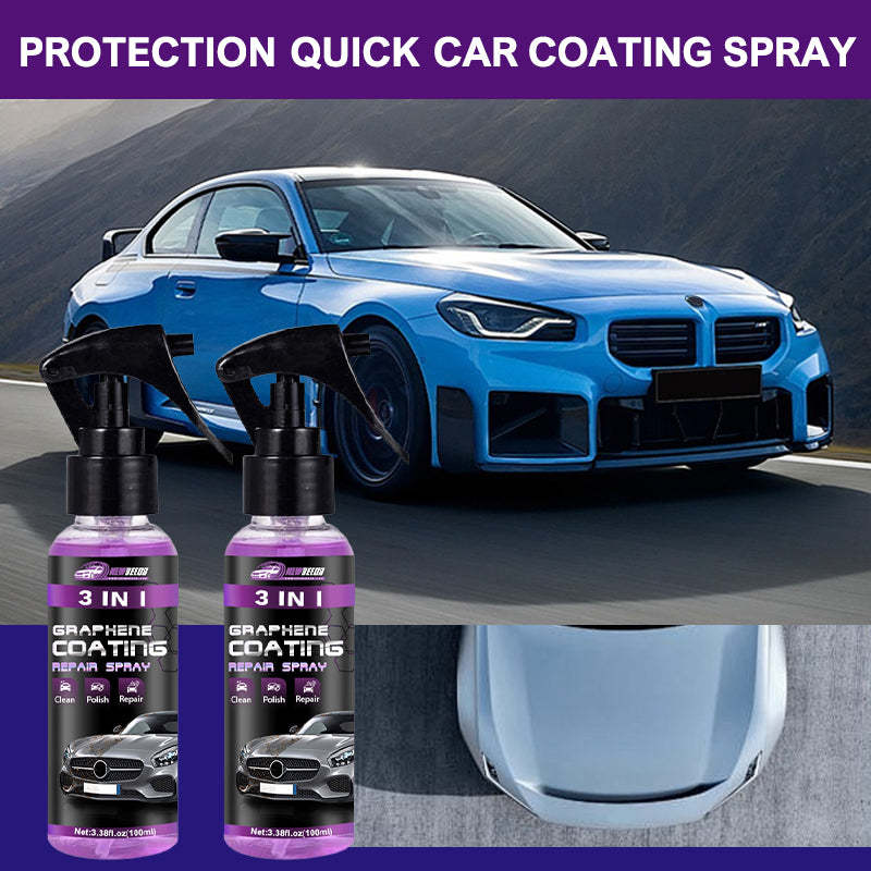✨LAST DAY 50% OFF✨ 3 in 1 High Protection Quick Car Coating Spray