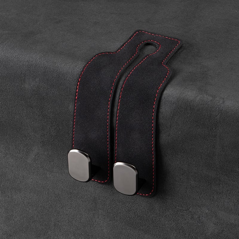 🔥LAST DAY SALE 50% OFF - 🚗Car Seat Back Alcantara Storage Hook - 💥Double Hook Holder for Convenient Storage