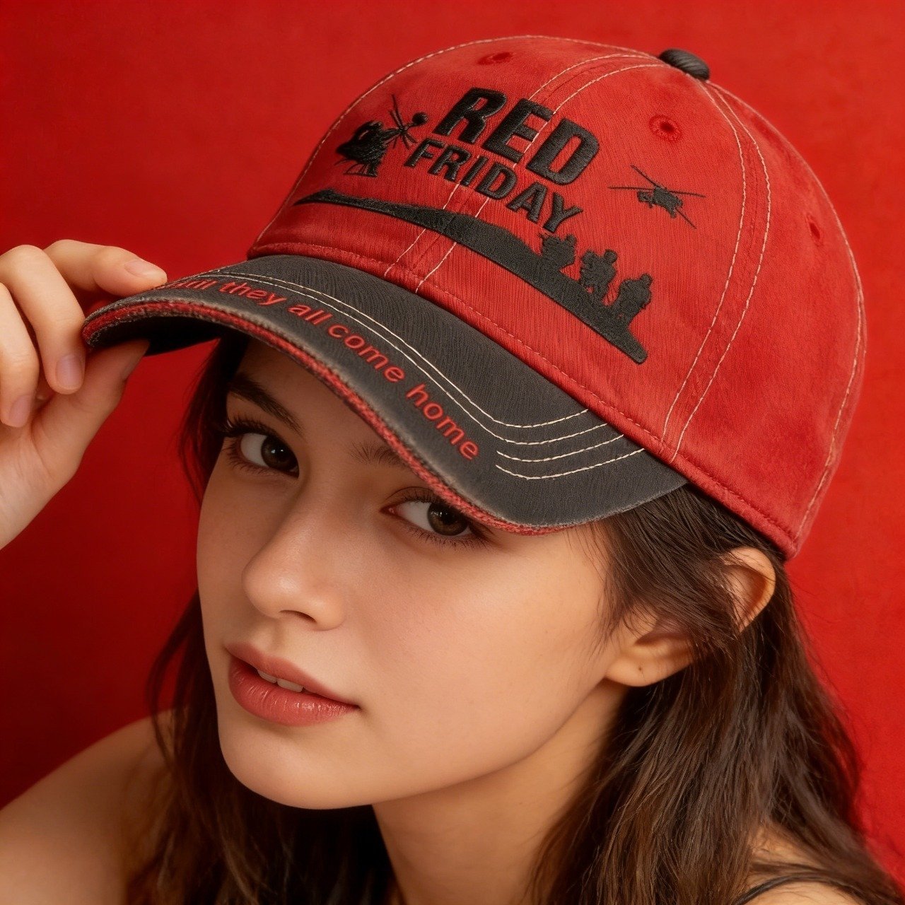 RED Friday Until They All Come Home Cap