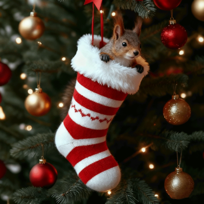 🔥Black Friday 50% OFF-Cute Animal Christmas Stocking Decorations