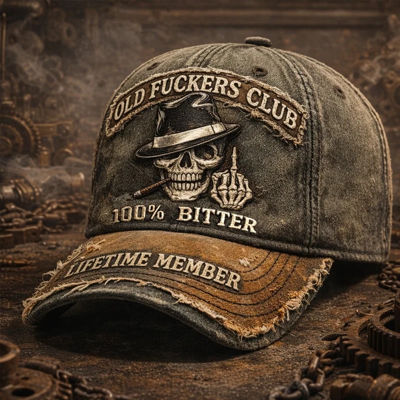🎉New Year Flash Sale 50% OFF✨ Retro Old F**kers Club Casual Hat🎁