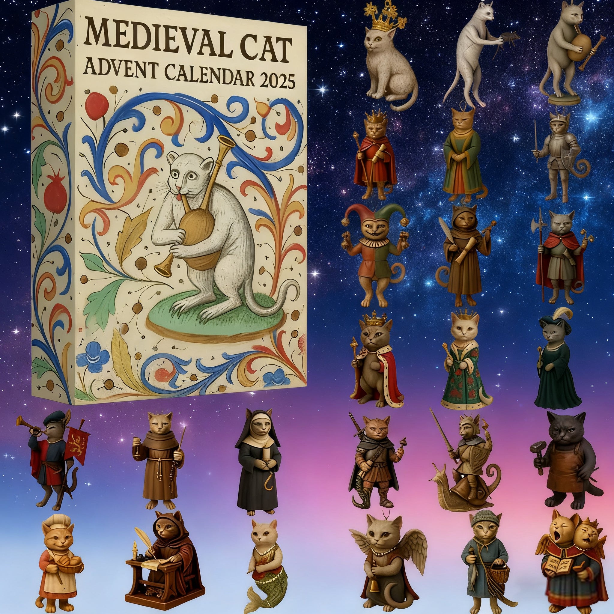 ✨Medieval Cat Advent Calendar 2025