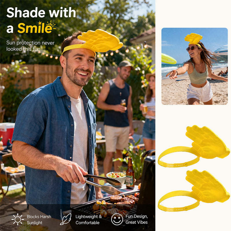 Fun Palm-Shaped Sun Hat🖐️ — Give the Sun a "High-Five" While Staying Cool