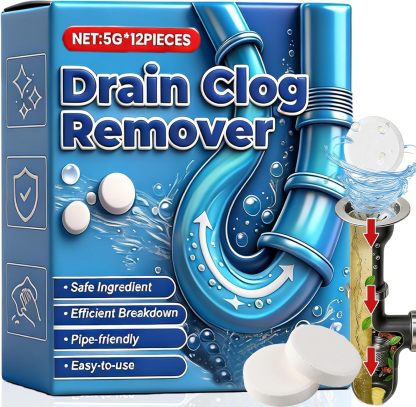 🚽Quick-Dissolving Drain Clog Remover