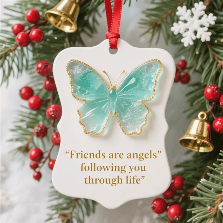 Butterfly Angel Christmas Ornament