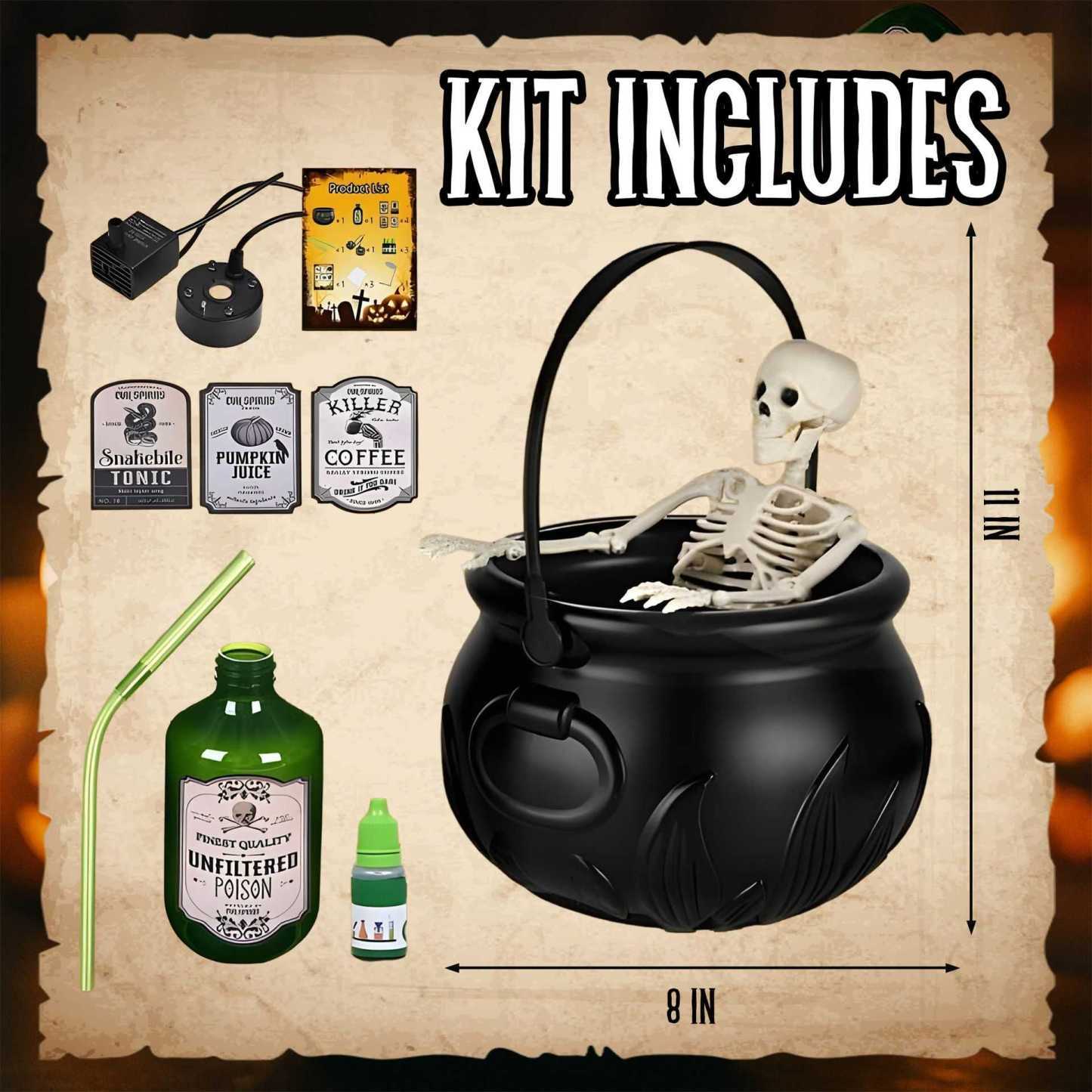 🔥 Hot Sale 50% OFF 🔥 Phantom Brew Cauldron - Trending Halloween Decoration 2025