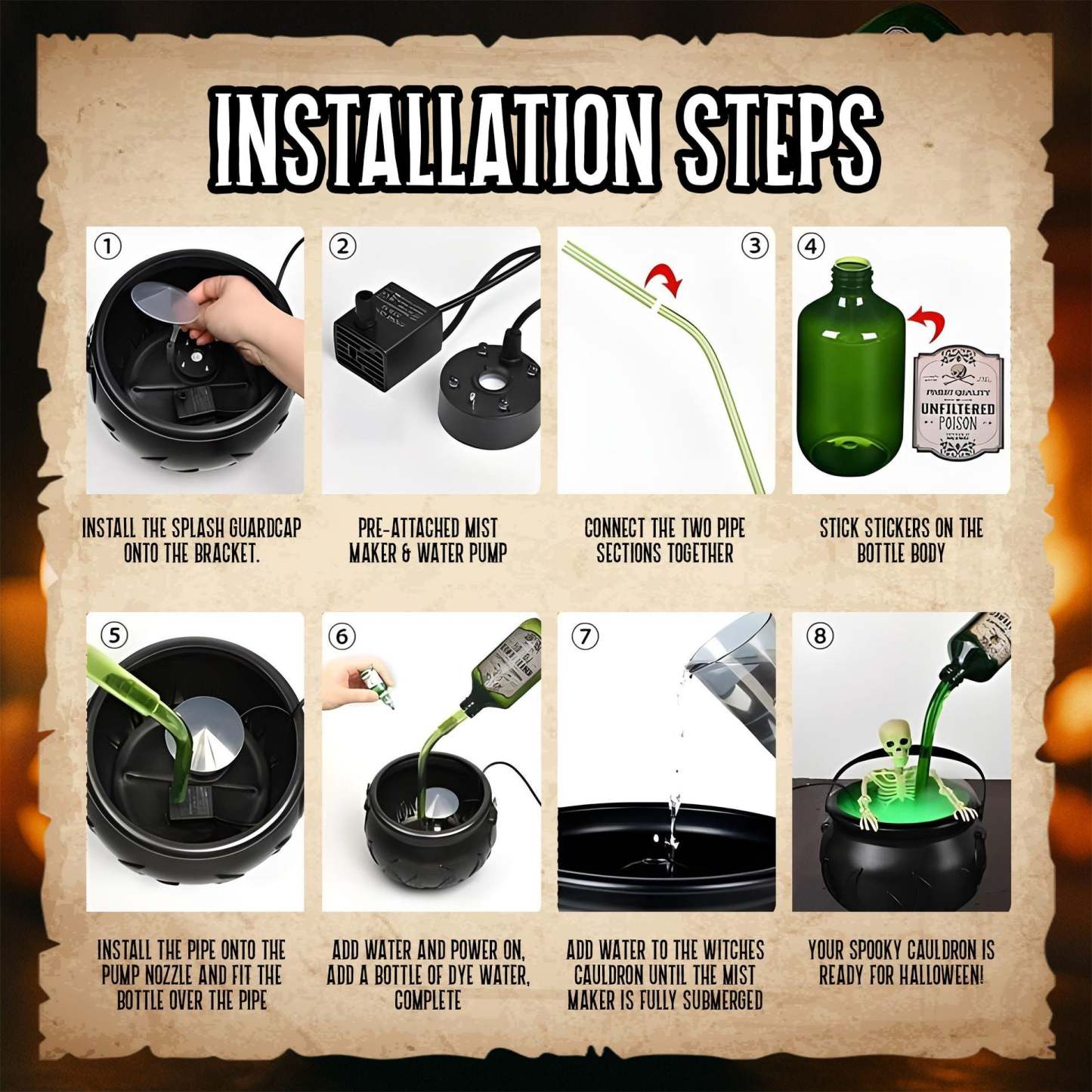 🔥 Hot Sale 50% OFF 🔥 Phantom Brew Cauldron - Trending Halloween Decoration 2025