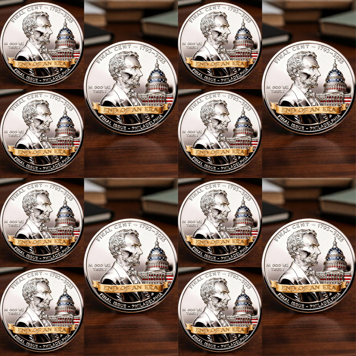 🏆New Year 50% OFF-THE FINAL CENT 1793–2025 · END OF AN ERA Coin