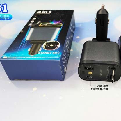4-in-1 Car Phone Charger