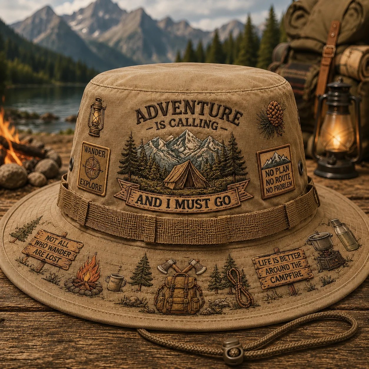 🌲Adventure Is Calling Tribute Boonie Hat