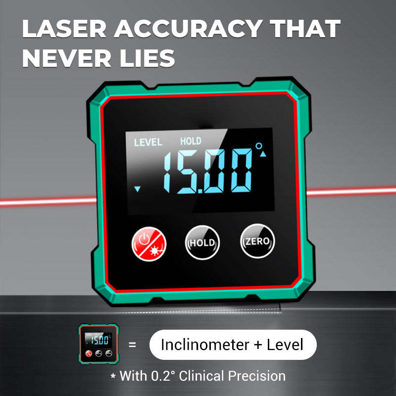 2025 Hot Sale 50% OFFMagnetic Digital Angle Finder with Electronic Laser