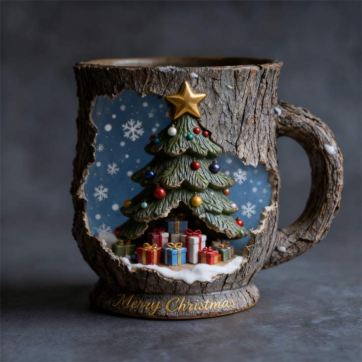 Christmas Themed Mugs Collection