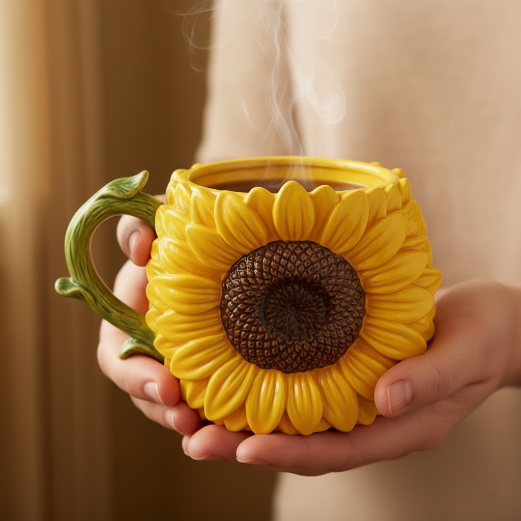 Elegant Flower Mug
