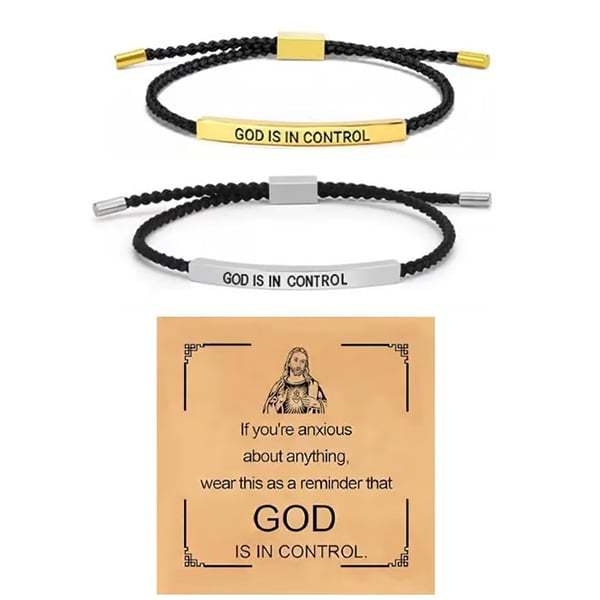 🎁Buy 1 Get 1 Free 🙏Inspire Bracelet “God is in control”