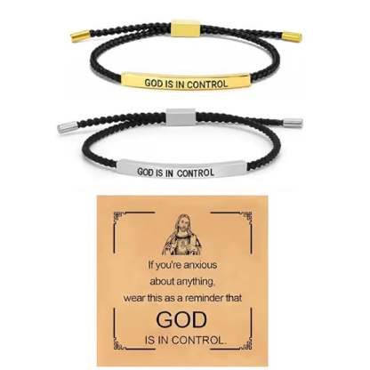 🎁Buy 1 Get 1 Free 🙏Inspire Bracelet “God is in control”