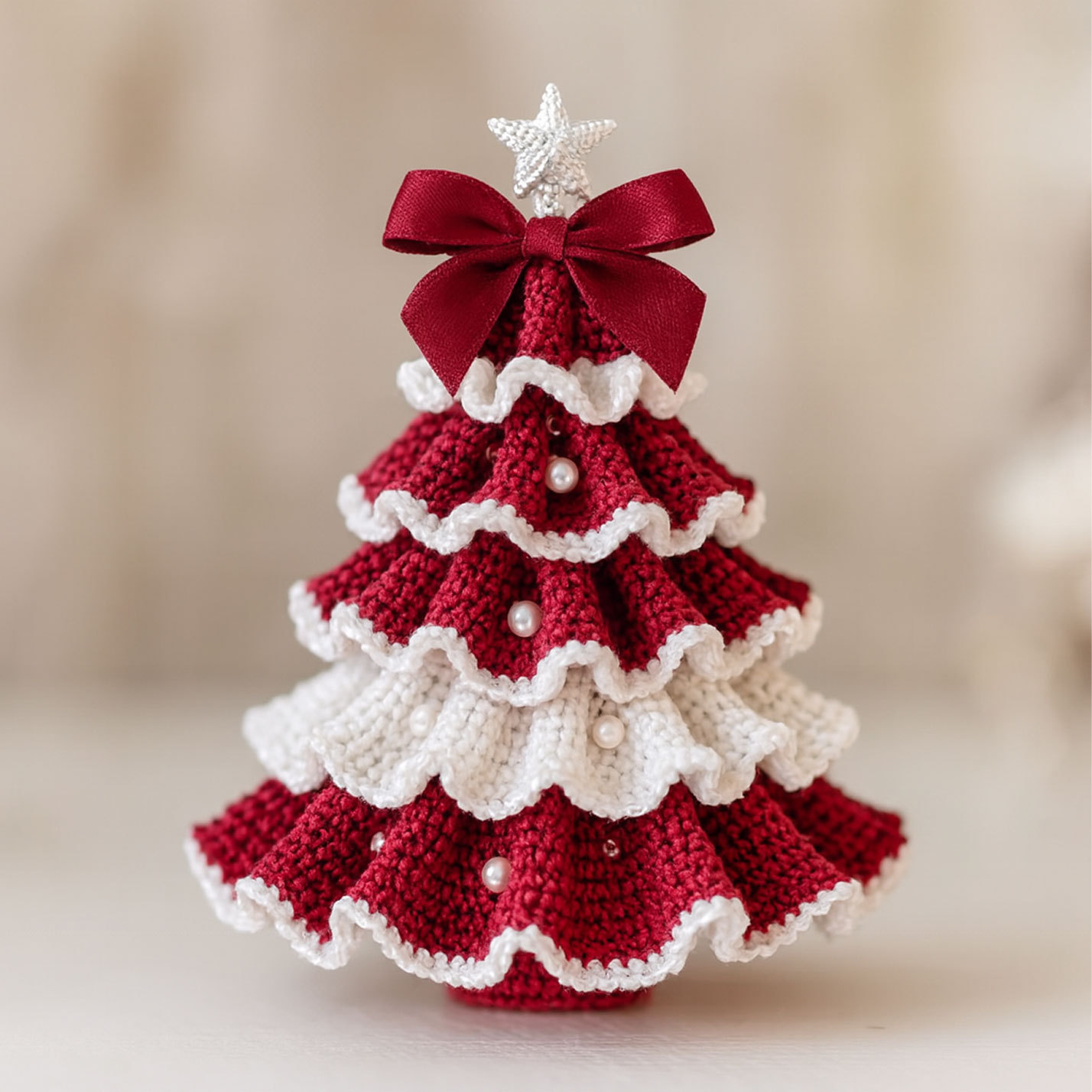DIY Crochet Christmas Tree Kit – Handmade Holiday Decoration Set