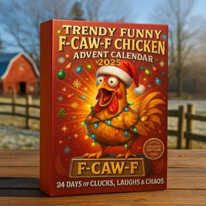 🔥CHRISTMAS NEW RELEASE🎄 Funny F-Caw-F Chicken Advent Calendar 2025