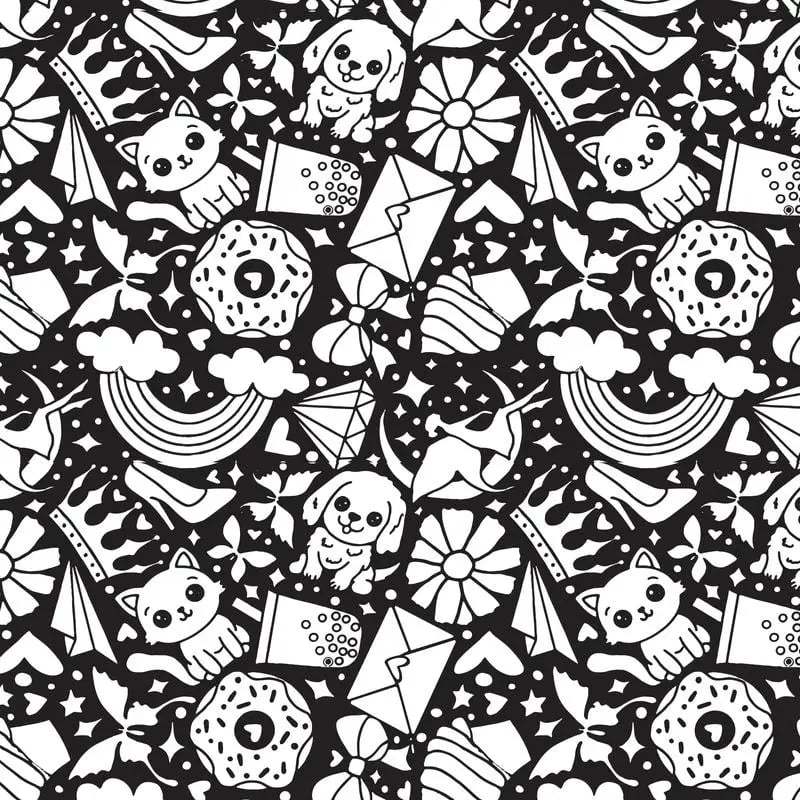 DIY Coloring Blanket 50x60 Inch Fleece Throw for Kids & Adults with 24 Marker Pens