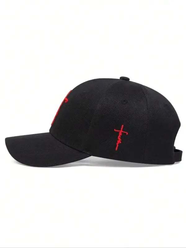 ✝️Father's Day 50% OFF-Handmade “Faith” Cross Embroidered Cap