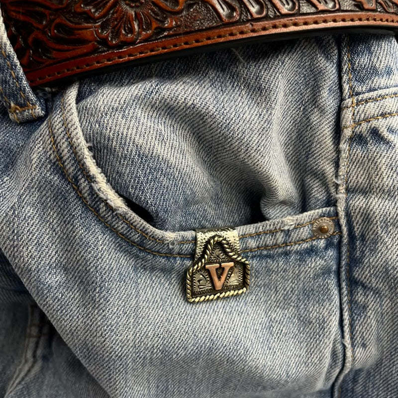 🔥Hot Sale 50% off🌟Western Initial Key Clip