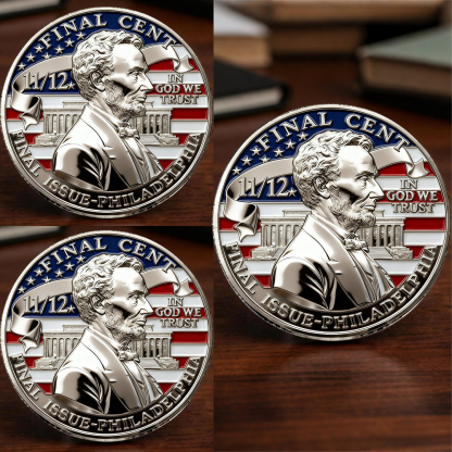 🏆New Year 50% OFF - The Last Cent Commemorative Coin - Smooth version