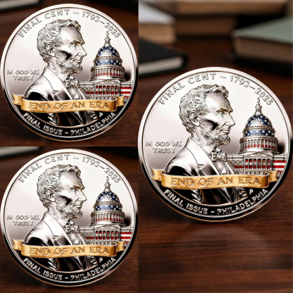 🏆New Year 50% OFF-THE FINAL CENT 1793–2025 · END OF AN ERA Coin